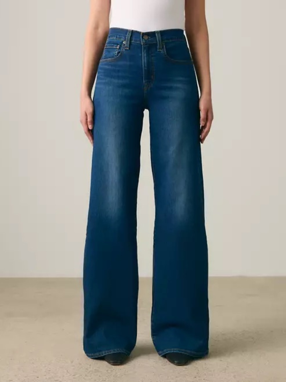 Levi's 728 High Rise Wide Leg Women's Jeans NWT Size 24 MSRP $99